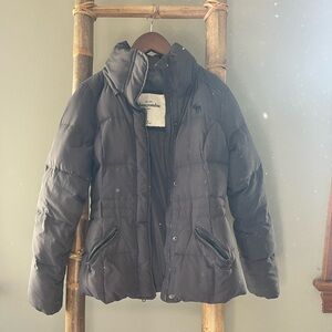 Abercrombie & Fitch Kids Dark Puffer Coat